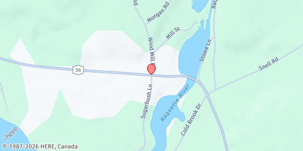 Map showing Colton Neighborhood Center Food Pantry at 3 Sugarbush Lane, South Colton, NY