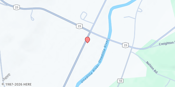 Map showing First Baptist Church at 3294 State Hwy 8, South New Berlin, NY