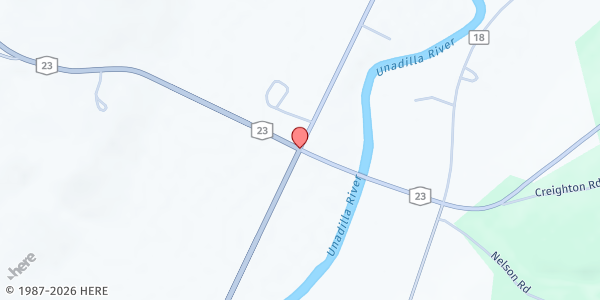Map showing Southtown FP at 3294 South Main Street State Route 8, South New Berlin, NY