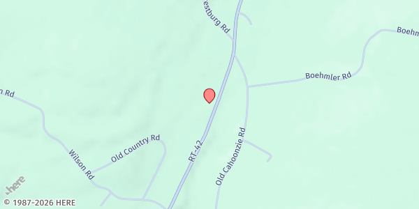 Map showing Seventh Day Adventist Food Pantry at 795 Route 42, Sparrowbush, NY