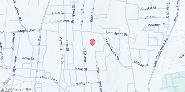 Map showing Headstart Spring Valley at 1 Head Start Circle, Spring Valley, NY