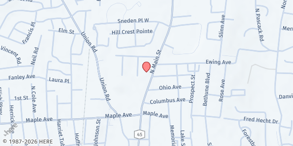Map showing Salvation Army Spring Valley Canteen - Main Office at 179 North Main Street, Spring Valley, NY