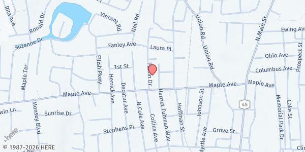 Map showing Spring Valley SDA Food Pantry at 18 Paikin Dr., Spring Valley, NY