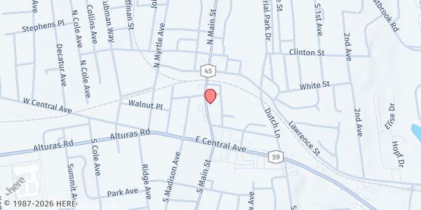 Map showing Spring Valley WIC at 14 S Main St, Spring Valley, NY