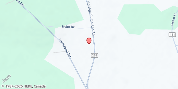 Map showing Dirt Rich Farm Stand at 12318 Springville Boston Road, Springville, NY