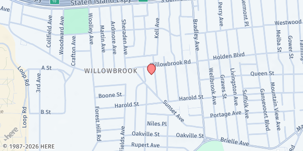 Map showing Bikur Cholim of Staten Island at 46 Birchard Avenue, Staten Island, NY