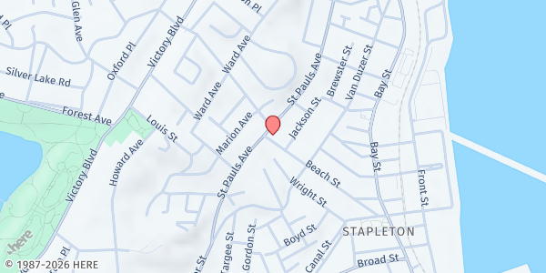 Map showing Feeding with TLC, Inc. at 175 Beach St, STATEN ISLAND, NY