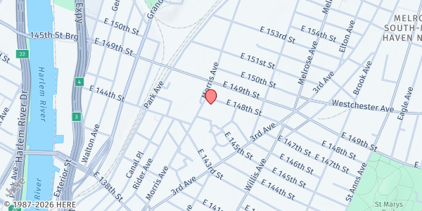 Map showing P.S.18 Resource Hub at 221 Broadway, Staten Island, NY