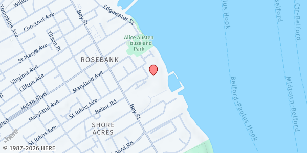 Map showing PH New Lane at 70 New Lane, Staten Island, NY