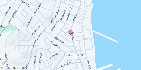 Map showing Project Hospitality- El Centro del Inmigrante at 514 Bay St, Staten Island, NY