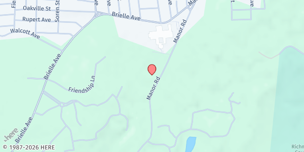 Map showing SIJCC Kosher Food Pantry at 1466 MANOR ROAD, Staten Island, NY