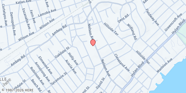 Map showing St. Clare Roman Catholic Church at St. Clare's Church, Staten Island, NY