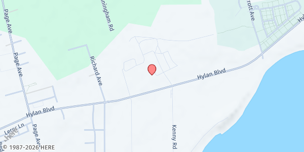 Map showing St. Edward Food Pantry at 6581 Hylan Blvd, Staten Island, NY