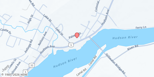 Map showing Stillwater Food Pantry at 747 Hudson Avenue, Stillwater, NY