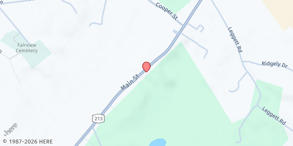 Map showing Rondout Valley Food Pantry at PO Box 22, Stone Ridge, NY