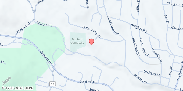 Map showing Proyecto Faro Food Pantry at 17 Cricketown Road, Stony Point, NY