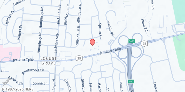 Map showing Petco - Jericho Tpk Syosset at 565 Jericho Tpk, Syosset, NY