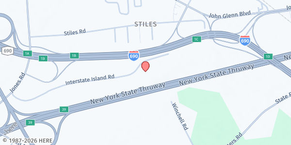 Map showing MFP Onondaga - Interstate Island Road at 7066 Interstate Island Road, Syracuse, NY
