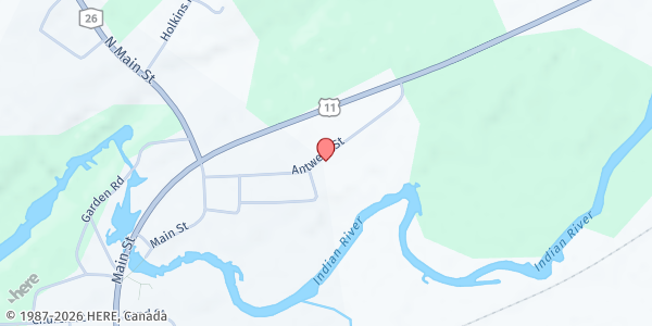 Map showing Theresa Food Pantry at 110 Antwerp Road, Theresa, NY