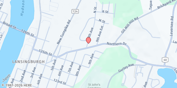Map showing One Stop Convenient Store at 29 Northern Drive, Troy, NY
