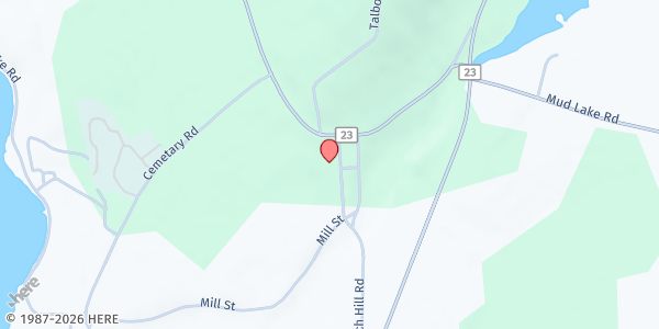Map showing United Methodist Church - Hector at 3647 Church Hill Rd, Tyrone, NY
