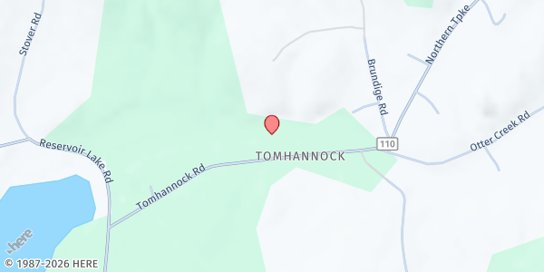 Map showing Pittstown Area Food Pantry at 97 Tomhannock Road, Valley Falls, NY