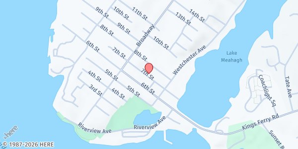 Map showing The Pantry at the Museum at 137 Seventh Street, Verplanck, NY