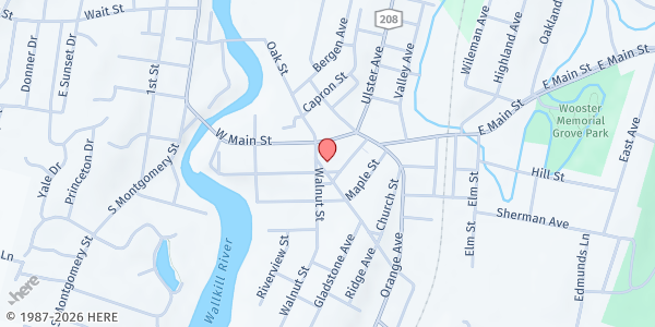 Map showing Good Samaritan at 12 Scofield Street, Walden, NY