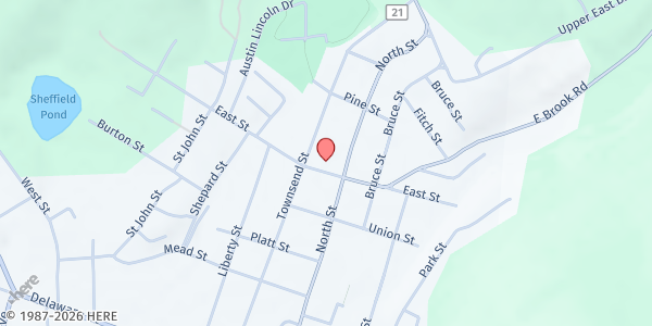 Map showing Walton Food Pantry - Food Distribution Center at 58 East St, Walton, NY