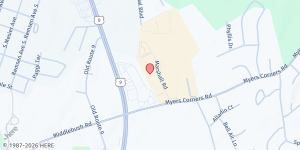 Map showing Pathstone - Wappingers Falls at 29 Marshall Road, Suite 3F, Wappingers Falls, NY