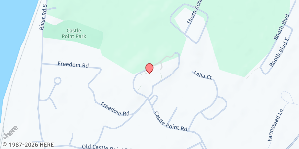 Map showing VA Castlepoint - FP at 41 Castle Point Road, Wappingers Falls, NY