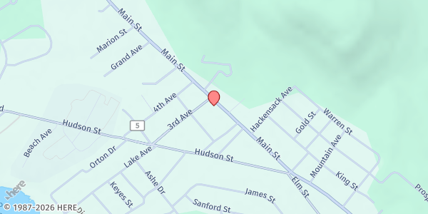 Map showing North Country Ministries at 3933 Main St, Warrensburg, NY