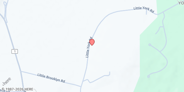 Map showing St. Peter's Lutheran Church Food Pantry at 70 Little York Road, Warwick, NY