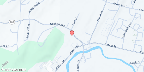 Map showing Country Kids 4H Food Pantry at 34 Goshen Avenue, Washingtonville, NY