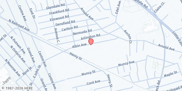 Map showing Our Lady Of Grace at 700 Albin Ave., West Babylon, NY