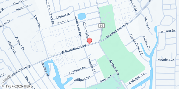 Map showing Petco - West Babylon at 655 W Montauk Hwy, West Babylon, NY