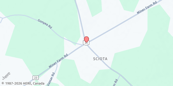 Map showing JCEO - Chazy at 9631 State Rte. 22, West Chazy, NY