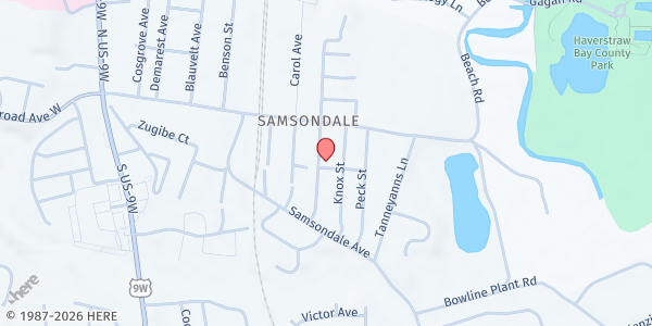 Map showing Feeding Body & Soul Food Pantry at 20 Wayne Ave., West Haverstraw, NY