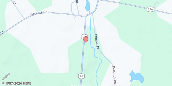 Map showing Copenhagen Senior Nutrition Site at 1006 State Route 26, West Leyden, NY