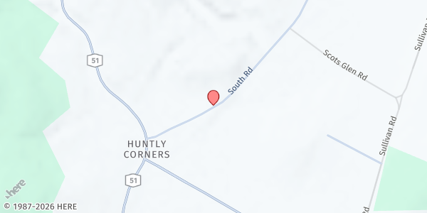 Map showing Exeter Park Produce and Garlic Farm Stand at 147 South Road, West Winfield, NY