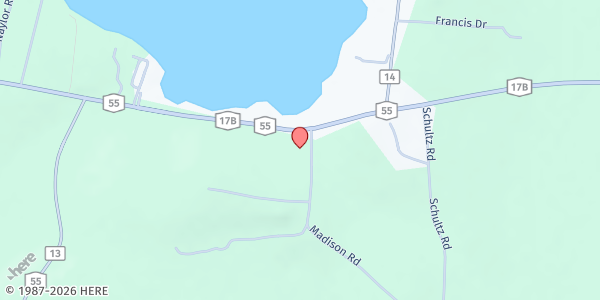 Map showing The Shepherd's Pantry at 6 Mattison Road, White Lake, NY