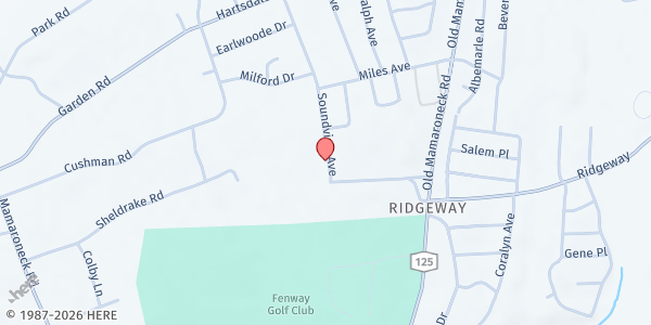 Map showing CONGREGATION KOL AMI FOOD PANTRY at 252 SOUND VIEW AVENUE, WHITE PLAINS, NY