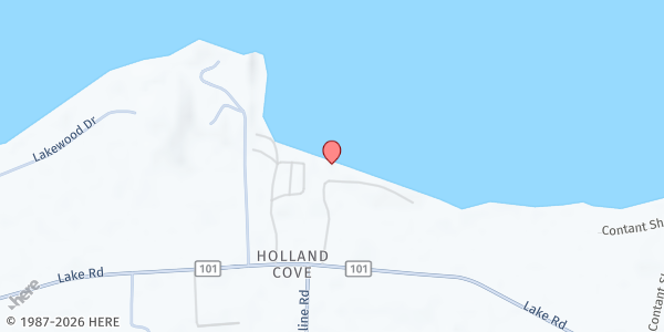 Map showing Covenant Life Fellowship at 5081 Williamson on the Lake, Williamson, NY