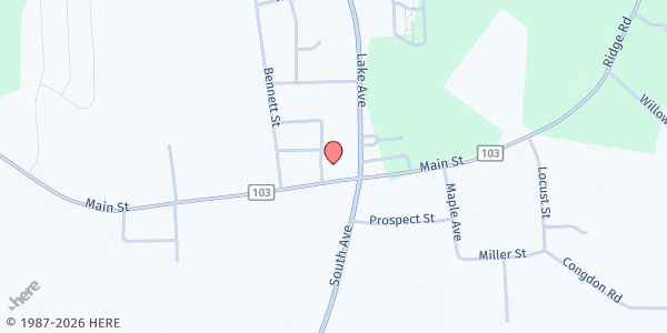 Map showing Pathstone - Williamson at 4075 Ridge Road, Williamson, NY