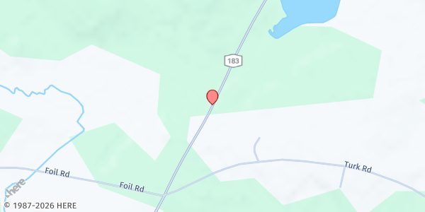 Map showing Amboy Center FP at State Route 69 & 1 State Route 183, Williamstown, NY