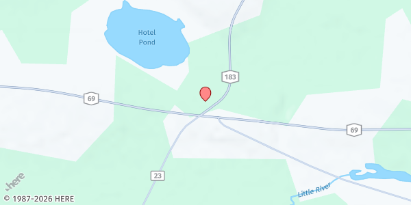 Map showing Amboy Center UMC Pantry at 1 State Route 183, Williamstown, NY