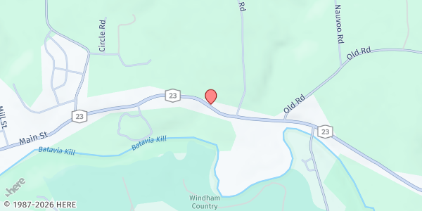 Map showing St. Theresa's Community Meal at 5188 St. Rte. 23, Windham, NY