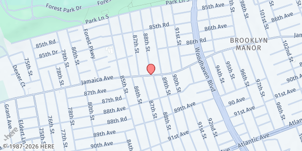 Map showing All Nations Baptist Church of Woodhaven at , Woodhaven, NY