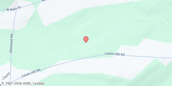 Map showing Mobile Food Pantry Woodhull at Town Hall, Woodhull, NY