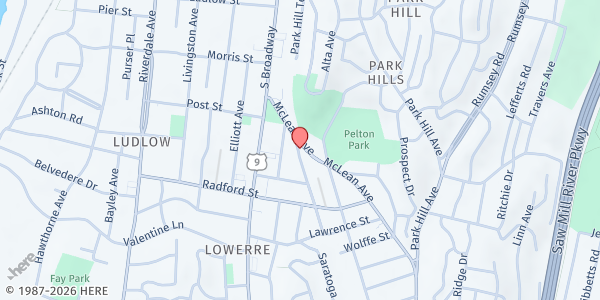 Map showing Loerh Ct./Western - Mobile Food Pantry at 10-70 WESTERN AVENUE, YONKERS, NY